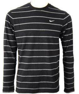 ΜΠΛΟΥΖΑ STRIPED SUEDED LS CREW TEE ΜΑΥΡΟ/ΓΚΡΙ (M) ΜΠΛΟΥΖΑ STRIPED SUEDED LS CREW TEE ΜΑΥΡΟ/ΓΚΡΙ (M)