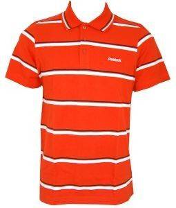 ΜΠΛΟΥΖΑ REEBOK CORE STRIPE PIQUE ΠΟΡΤΟΚΑΛΙ/ΛΕΥΚΗ (S) ΜΠΛΟΥΖΑ REEBOK CORE STRIPE PIQUE ΠΟΡΤΟΚΑΛΙ/ΛΕΥΚΗ (S)