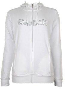 JACKET LARGE LOGO FULL ZIP HOODED TOP ΑΣΠΡΟ (XS) JACKET LARGE LOGO FULL ZIP HOODED TOP ΑΣΠΡΟ (XS)