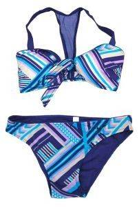  PRINTED BIKINI FULL COVERAGE / (L)