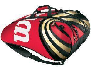ΤΣΑΝΤΑ WILSON BLX TOUR SUPER 6 PACK BAG ΚΟΚΚΙΝΟ/ΧΡΥΣΟ/ΜΑΥΡΗ ΤΣΑΝΤΑ WILSON BLX TOUR SUPER 6 PACK BAG ΚΟΚΚΙΝΟ/ΧΡΥΣΟ/ΜΑΥΡΗ