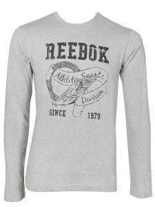 ΜΠΛΟΥΖΑ REEBOK GRAPHIC LS ΓΚΡΙ (S) ΜΠΛΟΥΖΑ REEBOK GRAPHIC LS ΓΚΡΙ (S)