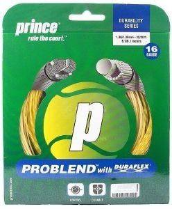 ΧΟΡΔΗ ΡΑΚΕΤΑΣ ΤΕΝΙΣ PRINCE PRO BLEND W/ DURAFLEX ΧΡΥΣΑΦΙ ΧΟΡΔΗ ΡΑΚΕΤΑΣ ΤΕΝΙΣ PRINCE PRO BLEND W/ DURAFLEX ΧΡΥΣΑΦΙ