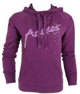 ΦΟΥΤΕΡ ADIDAS PERFORMANCE GLITTER HOODY ΜΩΒ (34) - (XS) ΦΟΥΤΕΡ ADIDAS PERFORMANCE GLITTER HOODY ΜΩΒ (34) - (XS)