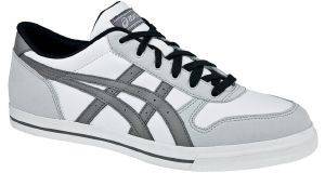 ΠΑΠΟΥΤΣΙ ASICS AARON ΛΕΥΚΟ/ΓΚΡΙ ΠΑΠΟΥΤΣΙ ASICS AARON ΛΕΥΚΟ/ΓΚΡΙ