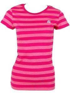  NIKE SHORT SLEEVED STRIPED CREW NECK TEE  (XS)