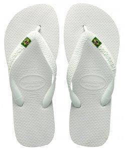 ΣΑΓΙΟΝΑΡΑ HAVAIANAS BRASIL ΛΕΥΚΗ (41 - 42) ΣΑΓΙΟΝΑΡΑ HAVAIANAS BRASIL ΛΕΥΚΗ (41 - 42)