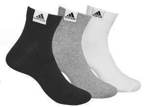 ������� ADIDAS PERFORMANCE CREW THIN LINER ANKLE 3PP �����/����/����� (39-42)
