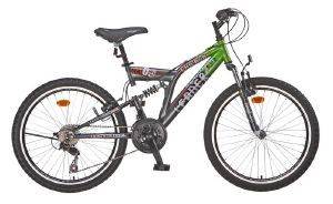 ΠΟΔΗΛΑΤΟ LEADER CHICAGO 24\'\' FULL SUSPENSION (SHIMANO) ΜΑΥΡΟ/ΠΡΑΣΙΝΟ ΠΟΔΗΛΑΤΟ LEADER CHICAGO 24\'\' FULL SUSPENSION (SHIMANO) ΜΑΥΡΟ/ΠΡΑΣΙΝΟ