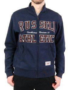 ΖΑΚΕΤΑ RUSSELL ZIP JACKET SWEAT ARCH LOGO ΜΠΛΕ ΣΚΟΥΡΟ (M) ΖΑΚΕΤΑ RUSSELL ZIP JACKET SWEAT ARCH LOGO ΜΠΛΕ ΣΚΟΥΡΟ (M)