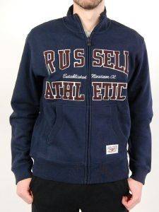  RUSSELL ZIP JACKET SWEAT ARCH LOGO   (L)