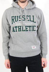 ΦΟΥΤΕΡ RUSSELL HOODED SWEAT ARCH LOGO ΓΚΡΙ/ΠΡΑΣΙΝΟ (M) ΦΟΥΤΕΡ RUSSELL HOODED SWEAT ARCH LOGO ΓΚΡΙ/ΠΡΑΣΙΝΟ (M)