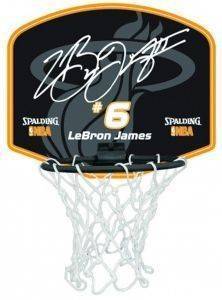 ΜΠΑΣΚΕΤΑΚΙ SPALDING LEBRON JAMES ΜΑΥΡΗ/ΠΟΡΤΟΚΑΛΙ ΜΠΑΣΚΕΤΑΚΙ SPALDING LEBRON JAMES ΜΑΥΡΗ/ΠΟΡΤΟΚΑΛΙ