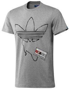 ΜΠΛΟΥΖΑ ADIDAS PERFORMANCE GRAPHIC TREFOIL TAPE ΓΚΡΙ (S) ΜΠΛΟΥΖΑ ADIDAS PERFORMANCE GRAPHIC TREFOIL TAPE ΓΚΡΙ (S)