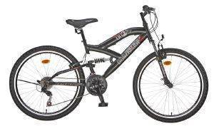ΠΟΔΗΛΑΤΟ LEADER DOBERMAN NEW (V-BRAKE) 26\'\' ΜΑΥΡΟ ΠΟΔΗΛΑΤΟ LEADER DOBERMAN NEW (V-BRAKE) 26\'\' ΜΑΥΡΟ