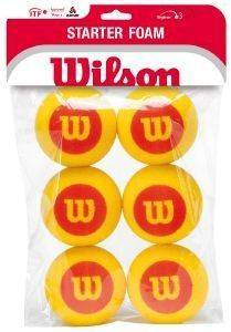 ΜΠΑΛΑΚΙΑ WILSON STARTER FOAM 6 BALL ΚΙΤΡΙΝΑ/ΚΟΚΚΙΝΑ ΜΠΑΛΑΚΙΑ WILSON STARTER FOAM 6 BALL ΚΙΤΡΙΝΑ/ΚΟΚΚΙΝΑ