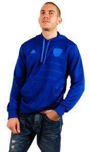 ΦΟΥΤΕΡ ADIDAS PERFORMANCE 11 PRO GRAPHIC HOODED ΜΠΛΕ/ΛΕΥΚΟ (L) ΦΟΥΤΕΡ ADIDAS PERFORMANCE 11 PRO GRAPHIC HOODED ΜΠΛΕ/ΛΕΥΚΟ (L)