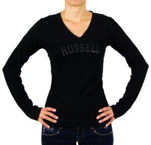 ΜΠΛΟΥΖΑ RUSSELL DEEP V NECK LS ΜΑΥΡΗ (M) ΜΠΛΟΥΖΑ RUSSELL DEEP V NECK LS ΜΑΥΡΗ (M)