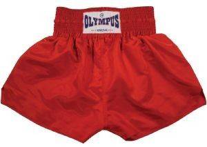 OLYMPUS SPORT ΣΟΡΤΣ ΠΥΓΜΑΧΙΑΣ SHORTS OLYMPUS SINGLE COLOR ΚΟΚΚΙΝΟ