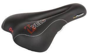 ΣΕΛΑ VELO PLUSH GEL D2 TOURING SADDLE ΜΑΥΡΗ ΣΕΛΑ VELO PLUSH GEL D2 TOURING SADDLE ΜΑΥΡΗ