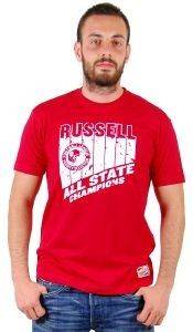 T-SHIRT RUSSELL DISTRESSED SS ΚΟΚΚΙΝΟ (M) T-SHIRT RUSSELL DISTRESSED SS ΚΟΚΚΙΝΟ (M)