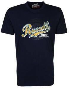 T-SHIRT RUSSELL TAIL SS ΜΠΛΕ ΣΚΟΥΡΟ (M) T-SHIRT RUSSELL TAIL SS ΜΠΛΕ ΣΚΟΥΡΟ (M)