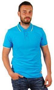 ΜΠΛΟΥΖΑ RUSSELL DYED COLLAR & CUFF POLO PIQUET ΓΑΛΑΖΙΑ (L) ΜΠΛΟΥΖΑ RUSSELL DYED COLLAR & CUFF POLO PIQUET ΓΑΛΑΖΙΑ (L)