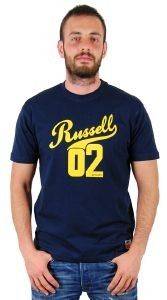 T-SHIRT RUSSELL 02 SS ΜΠΛΕ ΣΚΟΥΡΟ (M) T-SHIRT RUSSELL 02 SS ΜΠΛΕ ΣΚΟΥΡΟ (M)