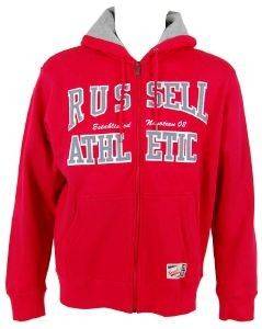 ΖΑΚΕΤΑ RUSSELL ZIP HOODED ARCH LOGO DOUBLE APPLIQUE ΚΟΚΚΙΝΟ/ΓΚΡΙ (XL) ΖΑΚΕΤΑ RUSSELL ZIP HOODED ARCH LOGO DOUBLE APPLIQUE ΚΟΚΚΙΝΟ/ΓΚΡΙ (XL)
