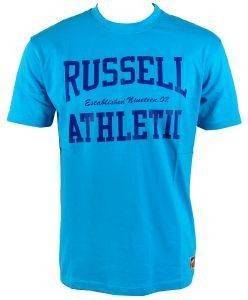 ΜΠΛΟΥΖΑ RUSSELL CREW NECK ARCH LOGO S/S TEE ΓΑΛΑΖΙΑ (S) ΜΠΛΟΥΖΑ RUSSELL CREW NECK ARCH LOGO S/S TEE ΓΑΛΑΖΙΑ (S)