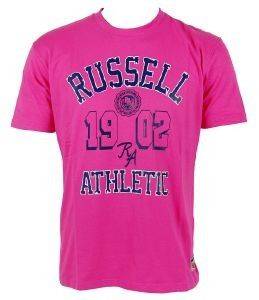 ΜΠΛΟΥΖΑ RUSSELL CREW NECK ARCH & SEAL S/S ΡΟΖ (S) ΜΠΛΟΥΖΑ RUSSELL CREW NECK ARCH & SEAL S/S ΡΟΖ (S)