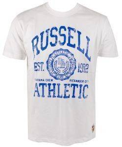  RUSSELL CREW NECK DISTRESSED S/S  (S)