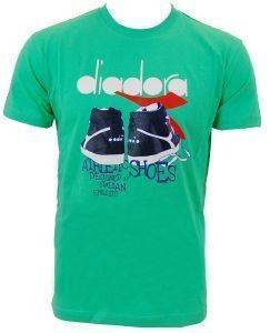 T-SHIRT DIADORA SHOES ΠΡΑΣΙΝΟ (L)