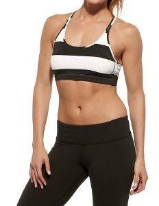  REEBOK STUDIO STRIPE SHORT BRA / (XS)