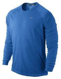 ΜΠΛΟΥΖΑ NIKE MILER LS ΜΠΛΕ (XL) ΜΠΛΟΥΖΑ NIKE MILER LS ΜΠΛΕ (XL)