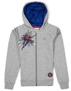 ΖΑΚΕΤΑ ADIDAS PERFORMANCE LK DISNEY SPIDERMAN FULL ZIP HOODY ΓΚΡΙ (134 CM) ΖΑΚΕΤΑ ADIDAS PERFORMANCE LK DISNEY SPIDERMAN FULL ZIP HOODY ΓΚΡΙ (134 CM)