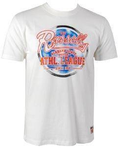  RUSSELL CREW NECK LEAGUE PRINT  (M)