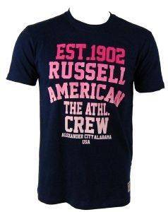  RUSSELL CREW NECK EST. 1902 RA PRINT   (M)