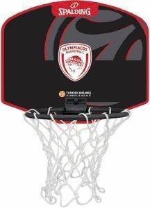 ΜΠΑΣΚΕΤΑΚΙ SPALDING EUROLEAGUE ΟΛΥΜΠΙΑΚΟΣ ΜΑΥΡΟ/ΚΟΚΚΙΝΟ ΜΠΑΣΚΕΤΑΚΙ SPALDING EUROLEAGUE ΟΛΥΜΠΙΑΚΟΣ ΜΑΥΡΟ/ΚΟΚΚΙΝΟ