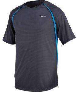 ΜΠΛΟΥΖΑ SAUCONY REVOLUTION SHORT SLEEVE ΑΝΘΡΑΚΙ (M) ΜΠΛΟΥΖΑ SAUCONY REVOLUTION SHORT SLEEVE ΑΝΘΡΑΚΙ (M)