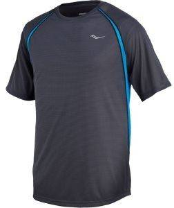 ΜΠΛΟΥΖΑ SAUCONY REVOLUTION SHORT SLEEVE ΑΝΘΡΑΚΙ (L) ΜΠΛΟΥΖΑ SAUCONY REVOLUTION SHORT SLEEVE ΑΝΘΡΑΚΙ (L)