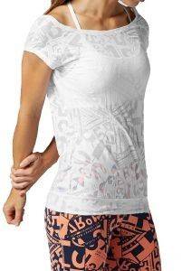 ΜΠΛΟΥΖΑ REEBOK ONE SERIES BURNOUT TEE ΛΕΥΚΗ (M) ΜΠΛΟΥΖΑ REEBOK ONE SERIES BURNOUT TEE ΛΕΥΚΗ (M)