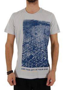 ΜΠΛΟΥΖΑ REEBOK MAP TEE ΓΚΡΙ (XL) ΜΠΛΟΥΖΑ REEBOK MAP TEE ΓΚΡΙ (XL)