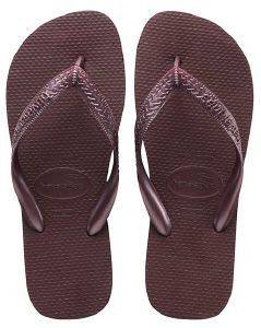  HAVAIANAS TOP METALLIC GRAPE WINE (37 - 38)