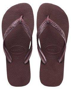 ��������� HAVAIANAS TOP METALLIC GRAPE WINE (BR:39/40,EUR:41/42)