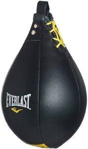 EVERLAST ΣΑΚΟΣ ΤΑΧΥΤΗΤΑΣ EVERLAST LEATHER SPEED BAG MEDIUM 4241 ΜΑΥΡΟΣ (23X15 CM)