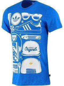  ADIDAS ORIGINALS SUPERSTAR LOOK GRAPHIC TEE  (M)