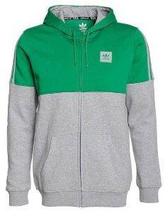 ΖΑΚΕΤΑ ADIDAS PERFORMANCE TRACKED SWEATSHIRT ΓΚΡΙ/ΠΡΑΣΙΝΗ (L) ΖΑΚΕΤΑ ADIDAS PERFORMANCE TRACKED SWEATSHIRT ΓΚΡΙ/ΠΡΑΣΙΝΗ (L)