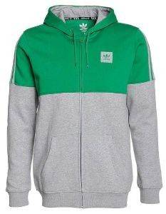 Zaketa Adidas Performance Tracked Sweatshirt Gkri Prasinh L