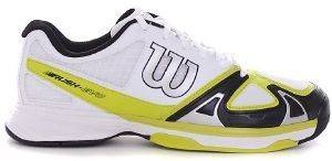 ΠΑΠΟΥΤΣΙ WILSON RUSH EVO ΛΕΥΚΟ/ΛΑΪΜ (UK:10.5, EU:45 1/3) ΠΑΠΟΥΤΣΙ WILSON RUSH EVO ΛΕΥΚΟ/ΛΑΪΜ (UK:10.5, EU:45 1/3)